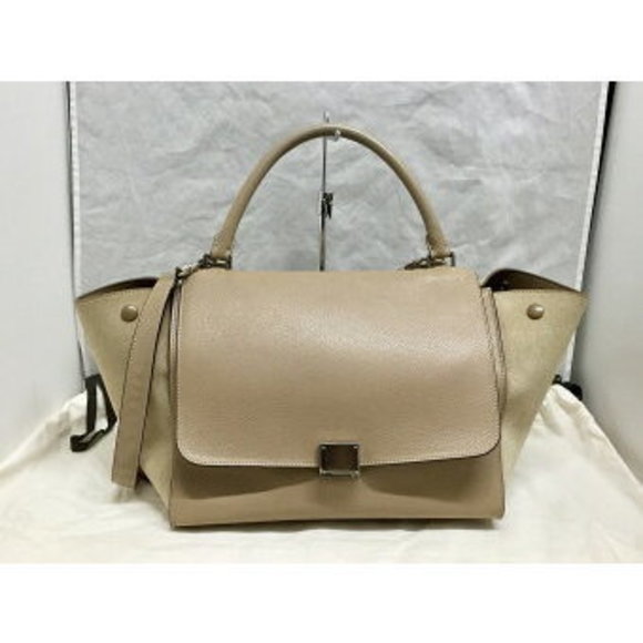 Celine Trapeze tote Shoulder Bag beige - Picture 1 of 8